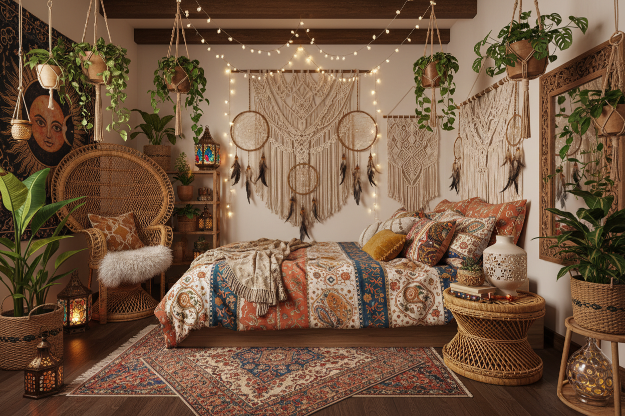 Bohemian Bedroom Interior Design: Embrace Eclectic Style and Personal Expression
