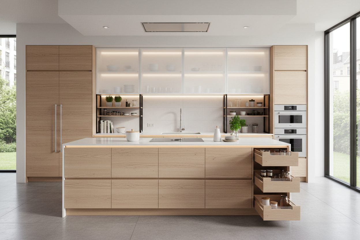 Custom Kitchen Cabinets: Enhancing Kitchen Efficiency and Style with Tailored Solutions