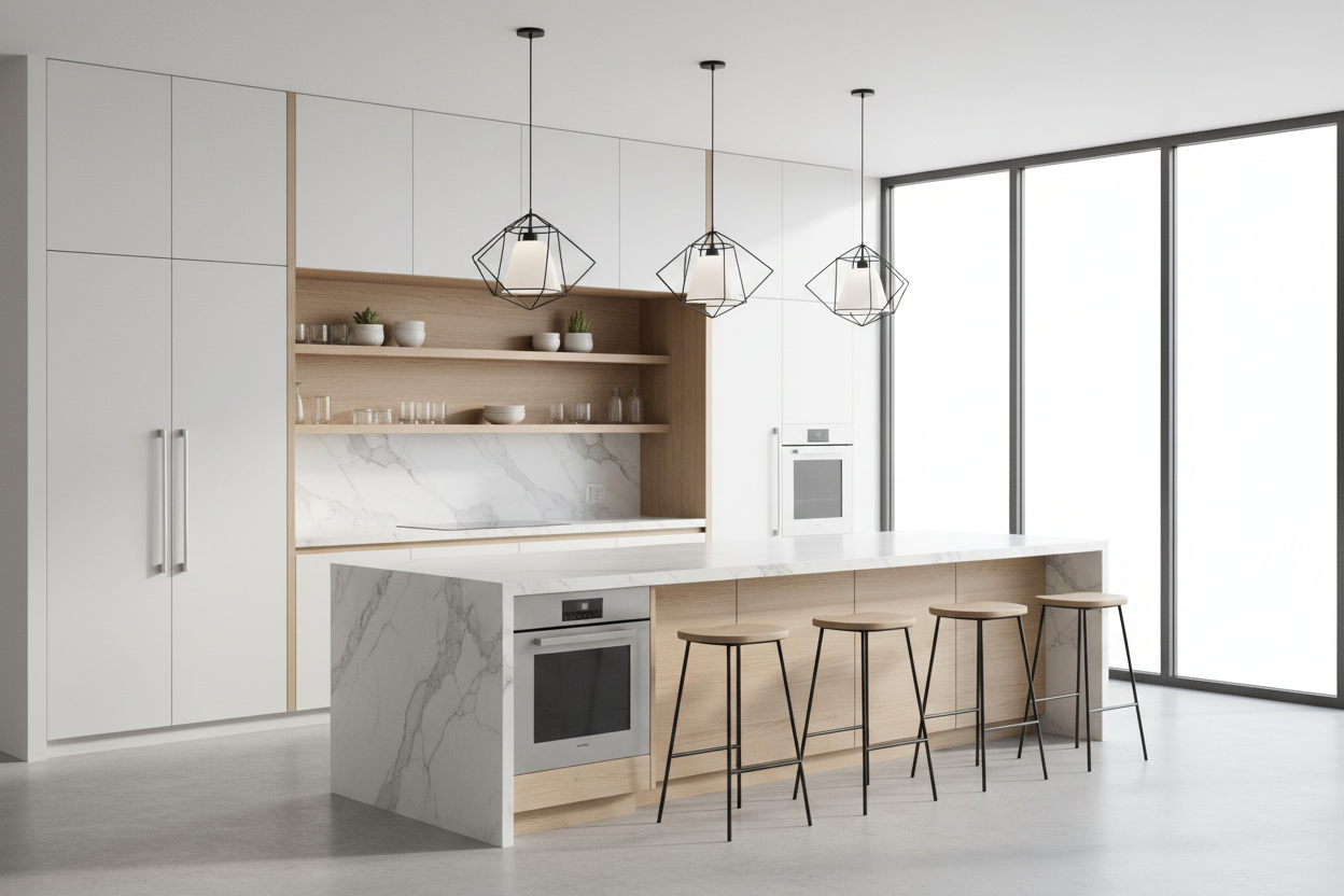 modern kitchen units
