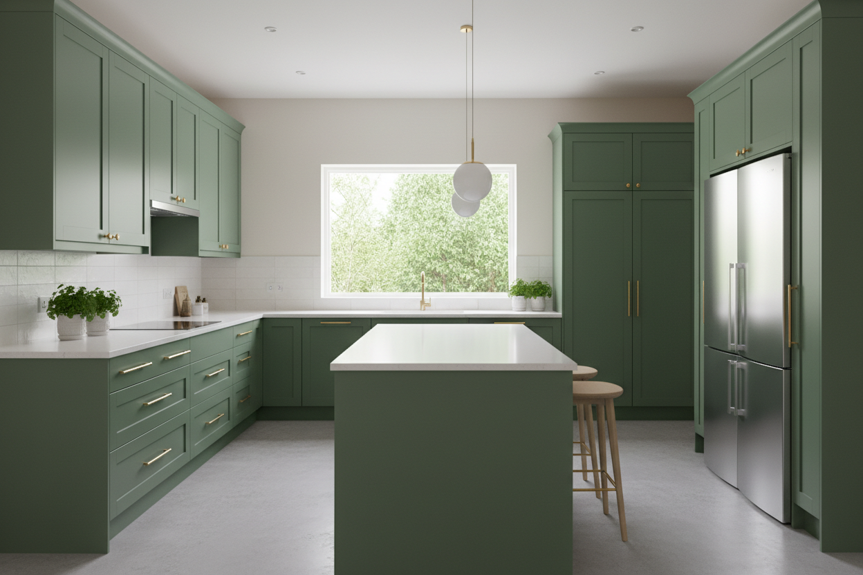 Green Kitchen Cabinets: A Timeless Color Choice for Modern Kitchens