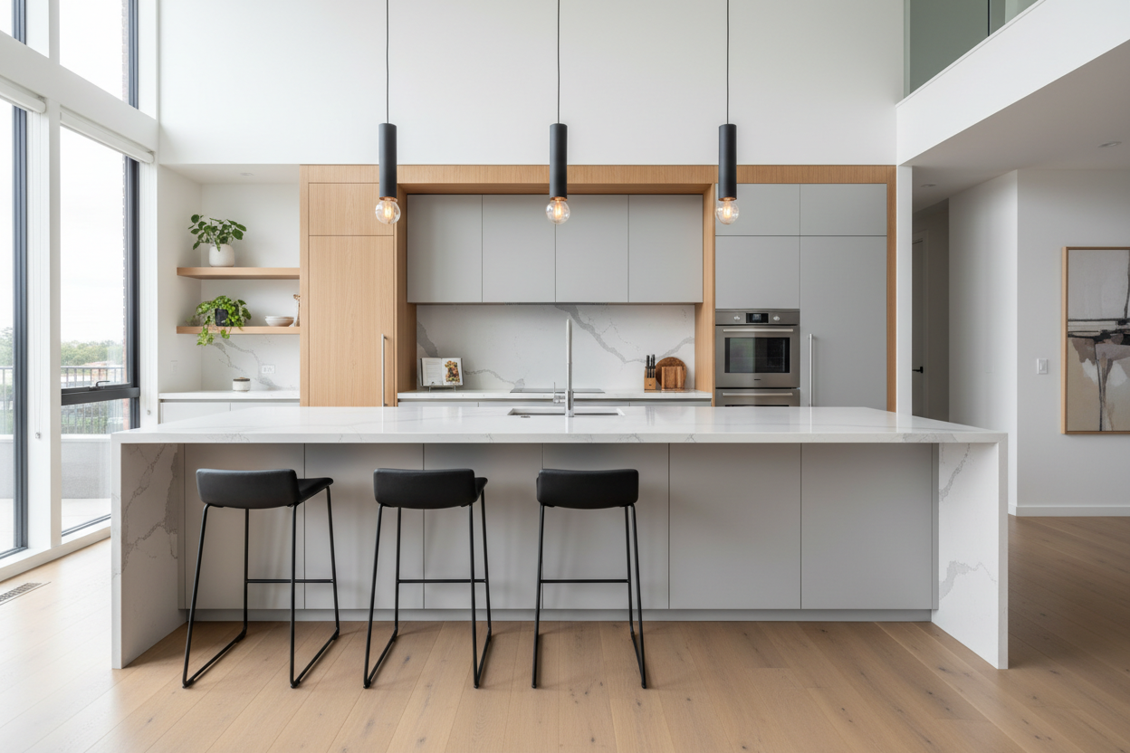 island modern kitchen