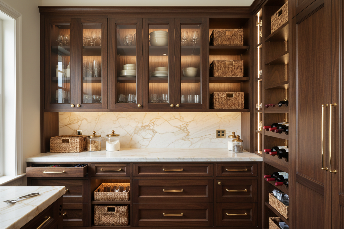 custom pantry cabinets