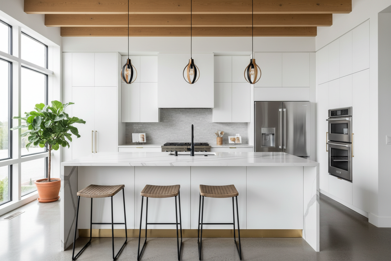 How to Plan a Modern Kitchen Design | Layout & Material Guide 2025 ...