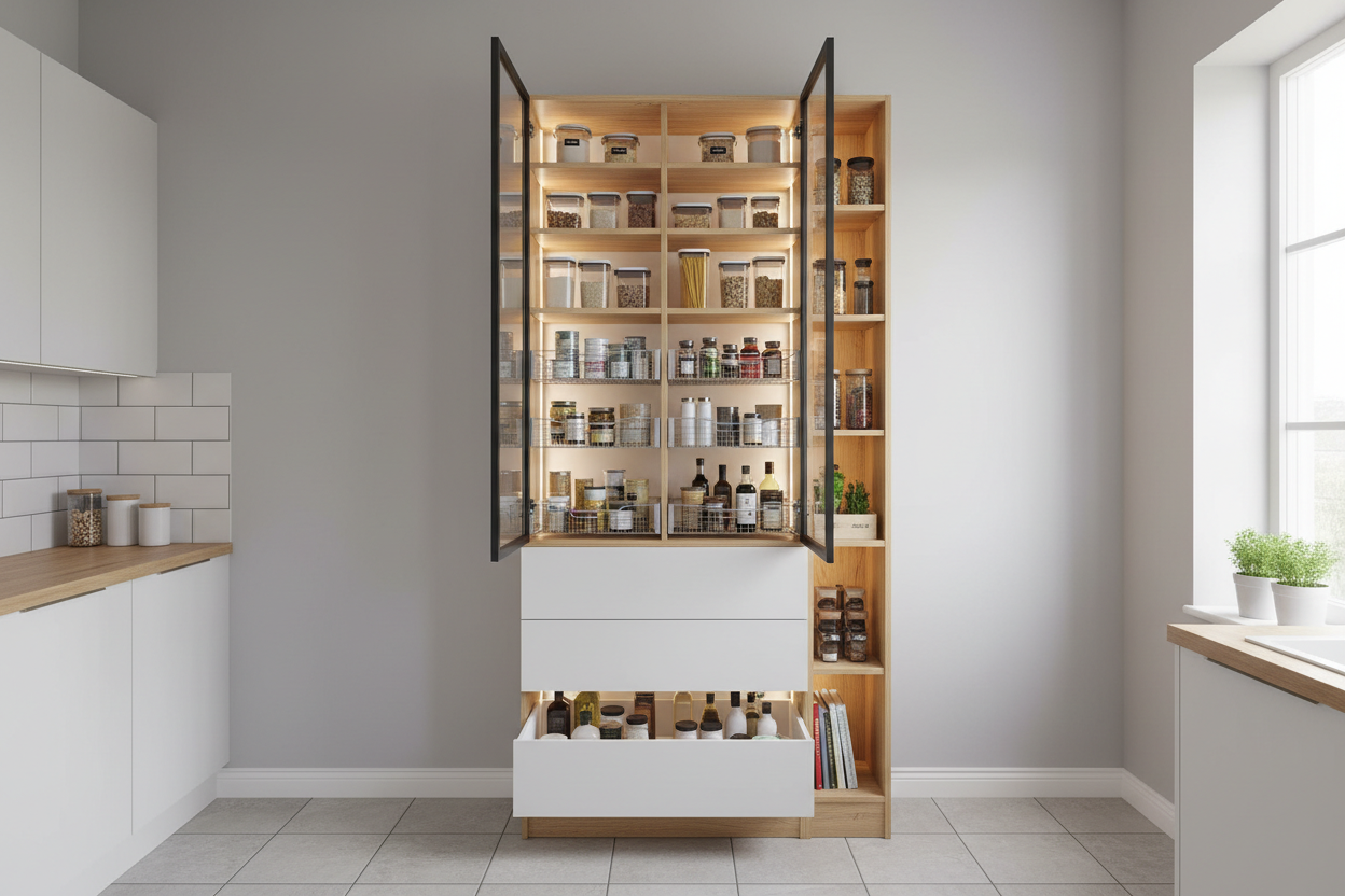How to Choose the Right Pantry Cabinet Based on Your Kitchen Layout an ...